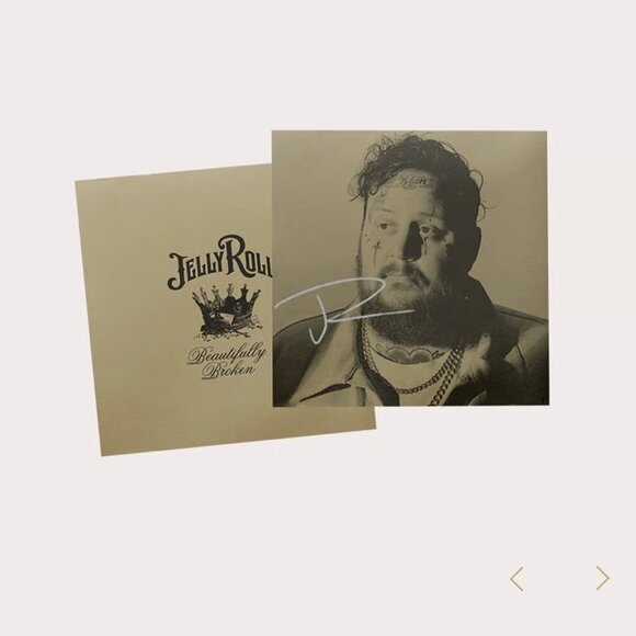 JELLY ROLL BEAUTIFULLY BROKEN CD WITH SIGNED ART CARD RARE SEALED - Picture 1 of 4